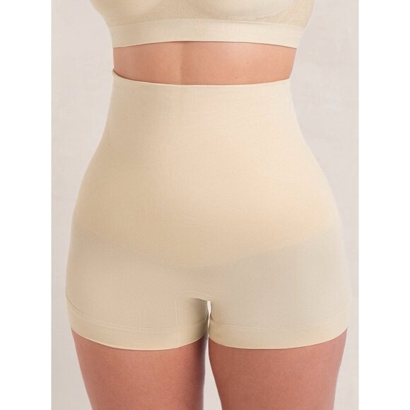 Shapermint Empetua All Day EveryDay High Waist Shaper Boy Short Sz L Nude 18437 - Picture 1 of 5